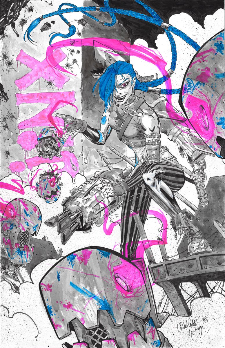 My fanart of Jinx ⚡️⚡️⚡️
#Jinx #Fanart #arcane #leagueoflegends #comicart #art #games #online #artist #artoftheday