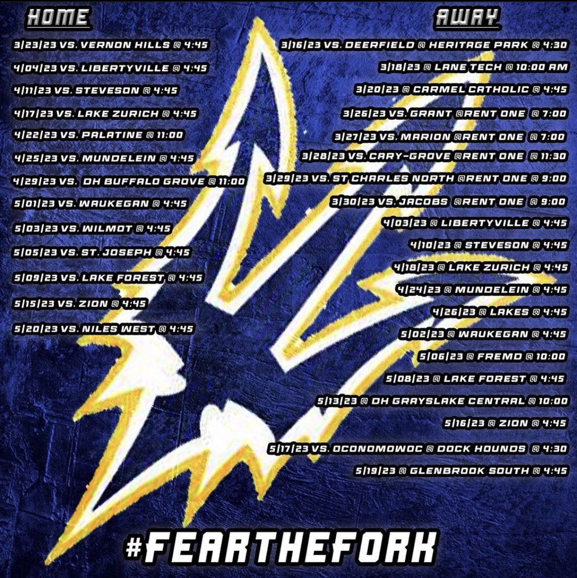 Blue Devil Varsity Schedule!