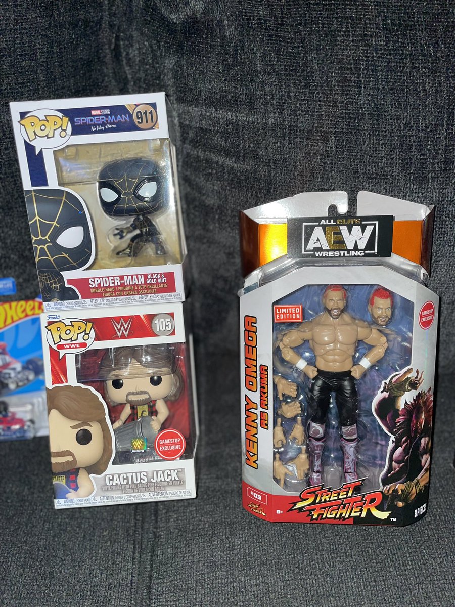 CCCWCollection's tweet image. Since I began school, I've taken a break from collecting, but here are some of the items I've been collecting along the way!

#RingsideCollectibles #WWE2K23 #AEW #WrestlingCommunity #StreetFighter #Marvel #dccomics #HotWheels #Wrestling #Diecast #Mattel
