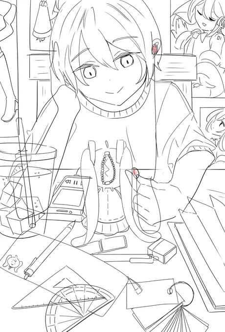 おおよそ線画😎 
