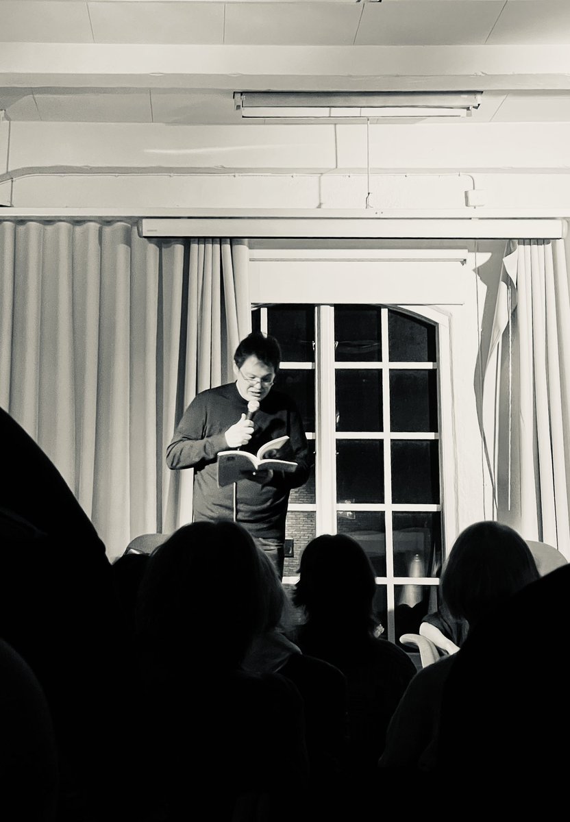 Ilya Kaminsky på Litteraturhuset i Göteborg.