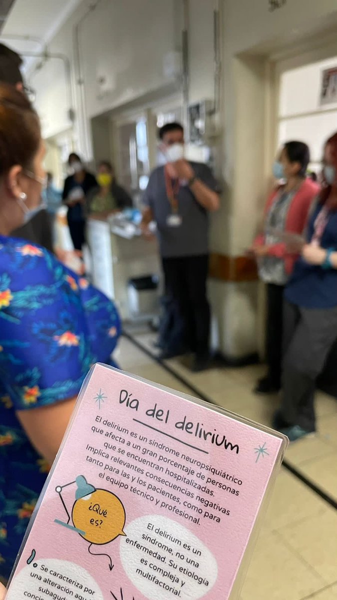 EnlaceHBLT's tweet photo. Algunas fotos del día del #delirium y parte de las actividades que hizo nuestro equipo de enlace en conjunto con la Unidad de Medicina Física y Rehabilitación del Hospital Barros Luco y la Unidad de Psiquiatría de Enlace del Hospital Lucio Córdova #WDAD2023 https://t.co/jjAxxOIsyo