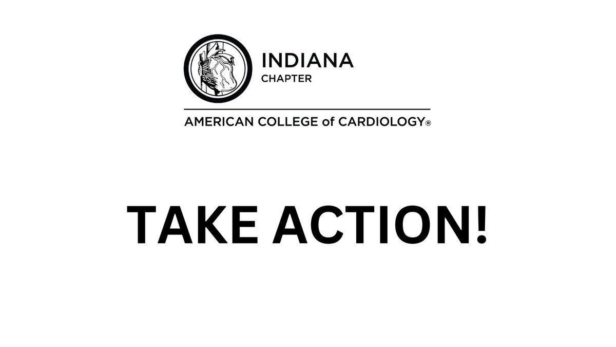 ATTN <a href="/inacc/">Indiana Chapter-ACC</a> members! Contact your legislators &amp; ask them to support Senate Bill 7, which would ban physician non-compete agreements in IN. bit.ly/3JjKsmu <a href="/Vijayrao7474/">Vijay Rao, MD, PhD</a> <a href="/Emily_E_Keltner/">Emily Keltner</a> <a href="/dwester001/">Donald Westerhausen</a> <a href="/AnkurKalraMD/">Ankur Kalra</a> <a href="/SaarikEP/">SaarikEP</a> <a href="/akhemka13/">Abhishek Khemka</a> <a href="/MinnowWalsh/">Minnow Walsh, MD, MACC</a> <a href="/EdwardFryMD/">Edward Fry</a> <a href="/Cardiology/">ACC Advocacy</a>