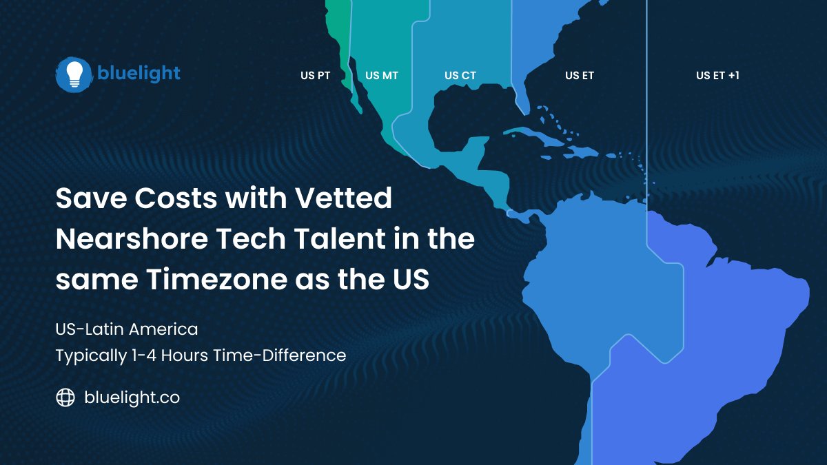 bluelightco's tweet image. Are you planning to outsource your software development projects offshore? Did you know that nearshore staff augmentation is fast becoming the go-to strategy for most US Companies?
Learn more: bit.ly/3FHo4Al 
#nearshoresoftwaredevelopment #nearshoreoutsourcing