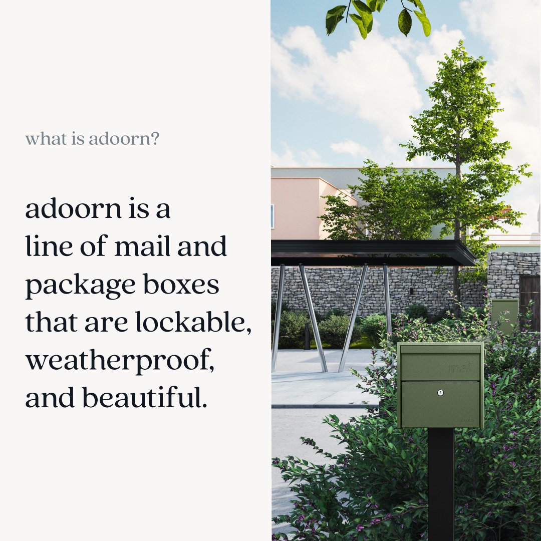 adoornhome's tweet image. At adoorn, we offer product solutions to protect what you have delivered to your home. And, we hope to add some color to your life while doing so 😉

#adoorn #lockable #weatherproof #beautiful #gooddesign #frontporch #delivery #youvegotmail #amazon #usps #ups #fedex
