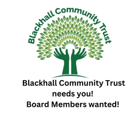 Calling residents of Blackhall! New Board Members urgently needed for Blackhall Community Trust! Pls share yr skills &amp; time to help deliver a small community space &amp; much-needed new home for Blackhall Nursery. Email blackhallcommunitytrust@gmail.com for more details.