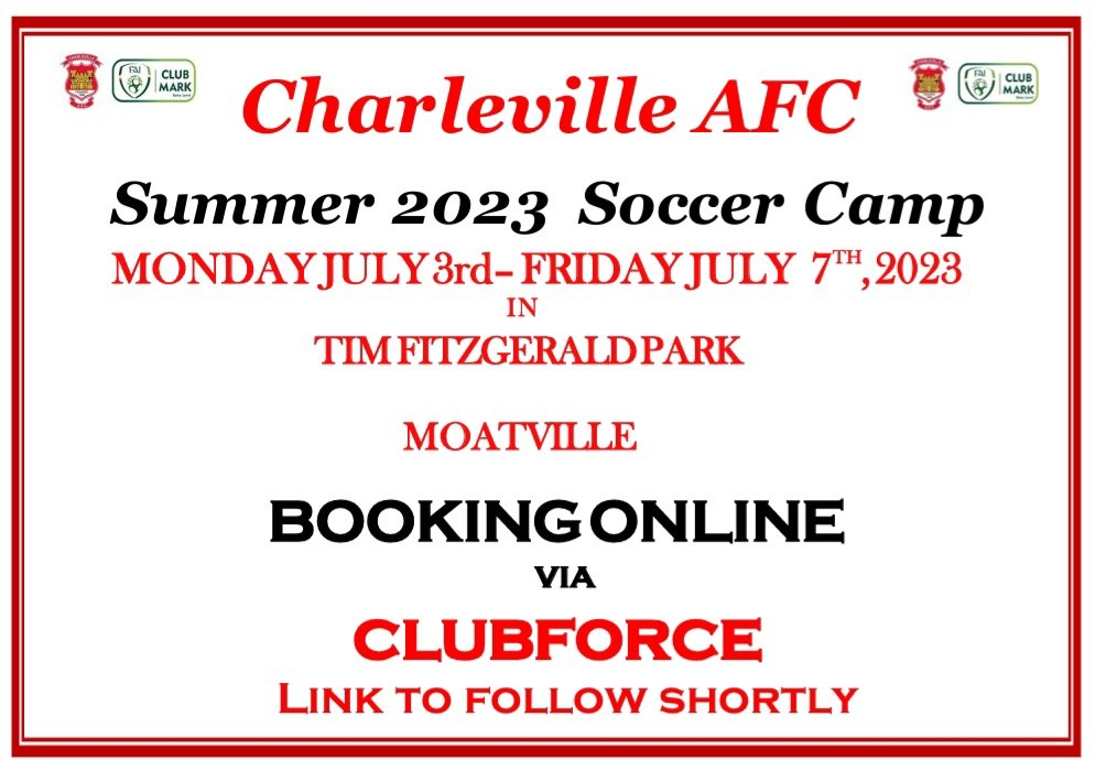 We are delighted to announce we will host a 5 day summer camp from Monday July 3rd to Friday July 7th from 10am to 3pm under the guidance of Head coach Jason O 'Hara . The camp is open to both boys and girls from 5 to 12 years old.