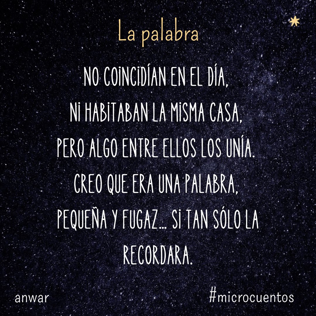 anwarvazquez's tweet photo. La palabra
#microcuento https://t.co/brm15D7DP2