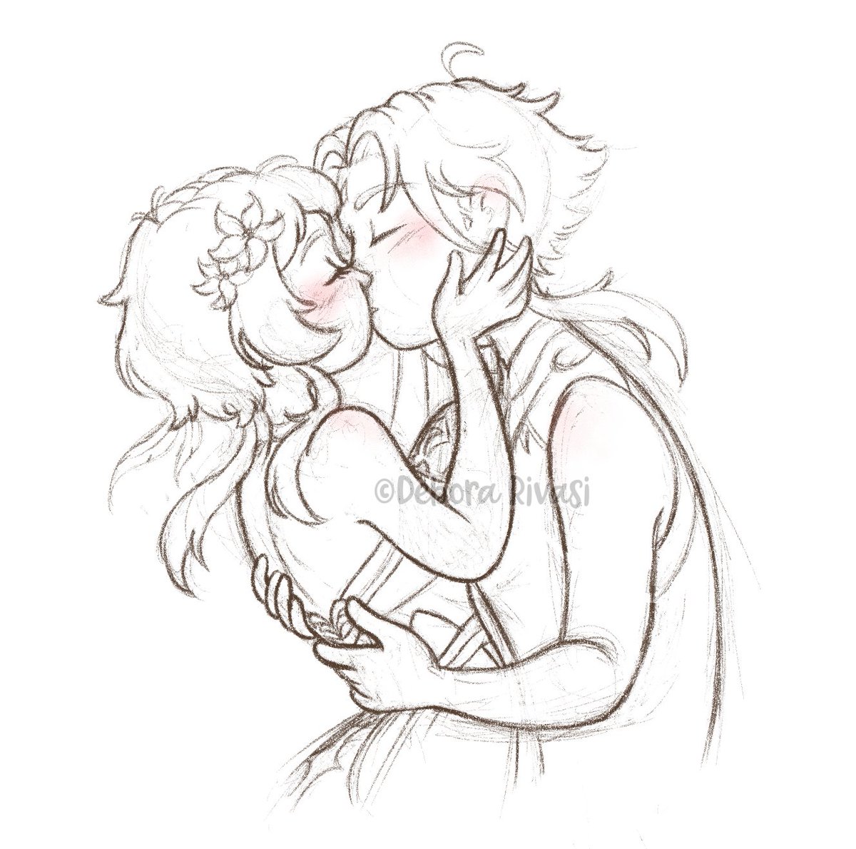 Lately they're the only Genshin characters I want to draw 🫶 
#xiaolumi #魈蛍