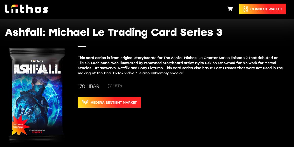 New update to our web3 store. Now when you go to one of our NFTs that's sold out, there will be a link to a secondary marketplace. We're using @HederaSentient for now as it seems to be the most well functioning market in the eco currently. Happy to add more as they improve.