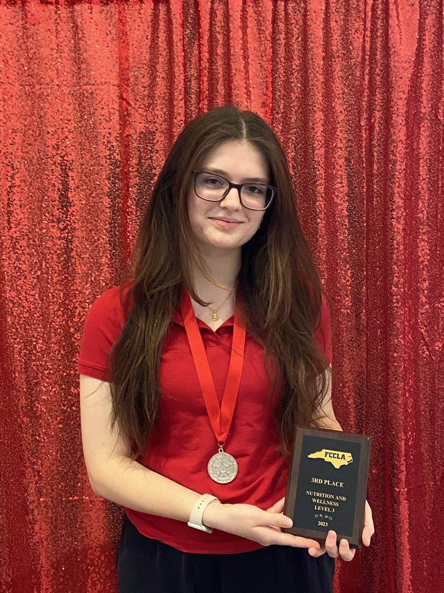 wendygmay's tweet photo. So proud of @FcclaHeritage students who took Gold & Silver with two 1st place & one 3rd place finish at State Leadership Conference! #NCslc23 @NCFCCLA #haveahearttakepart @HHS_Huskies @WCPSS_CTE https://t.co/AyTj9LQ3TE