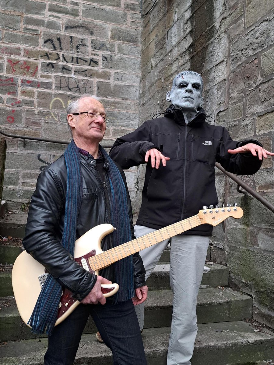 DundeeReview's tweet photo. David Darling and Daniel Cook spotted doing media work in Mary Shelley’s old residence (South Baffin Street, Dundee) earlier today… 🧐 https://t.co/JerLRQhHOx
