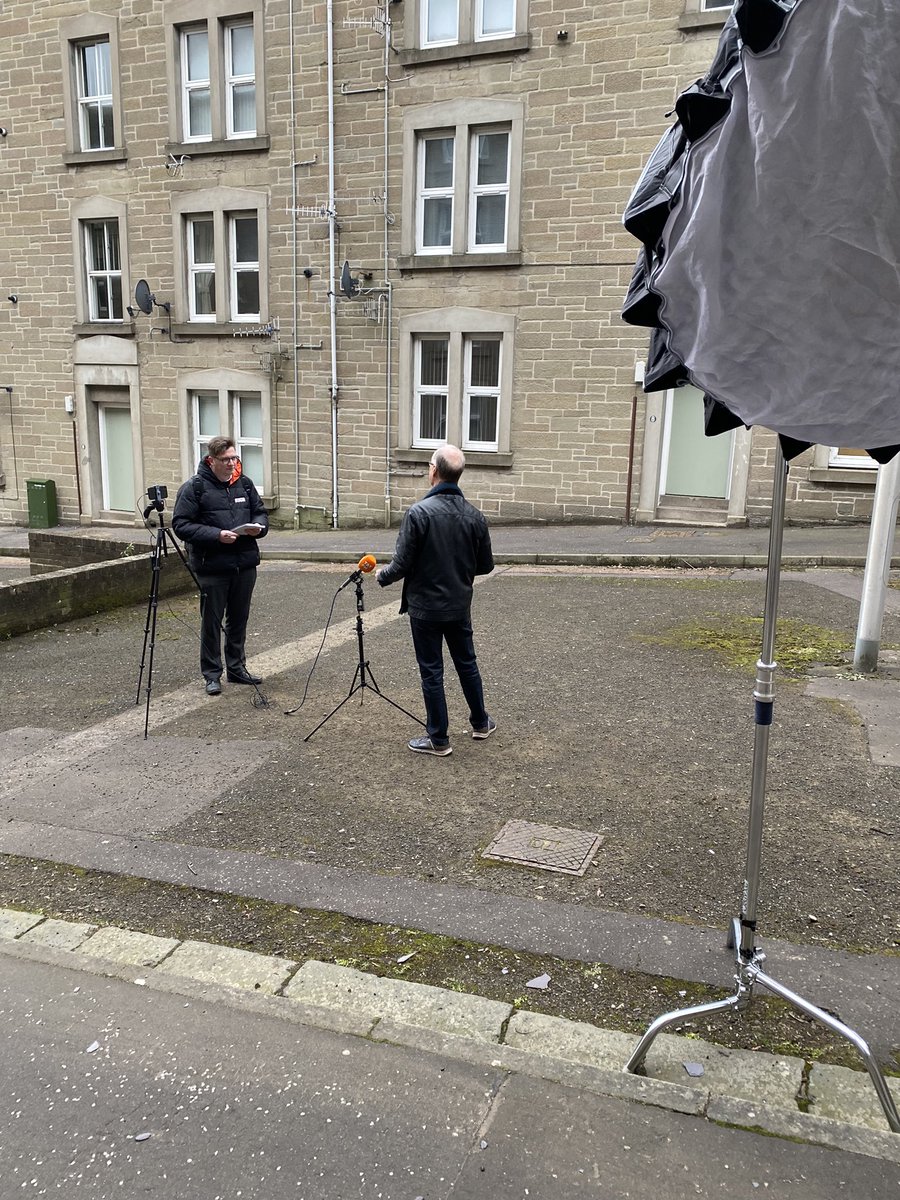 David Darling and Daniel Cook spotted doing media work in Mary Shelley’s old residence (South Baffin Street, Dundee) earlier today… 🧐