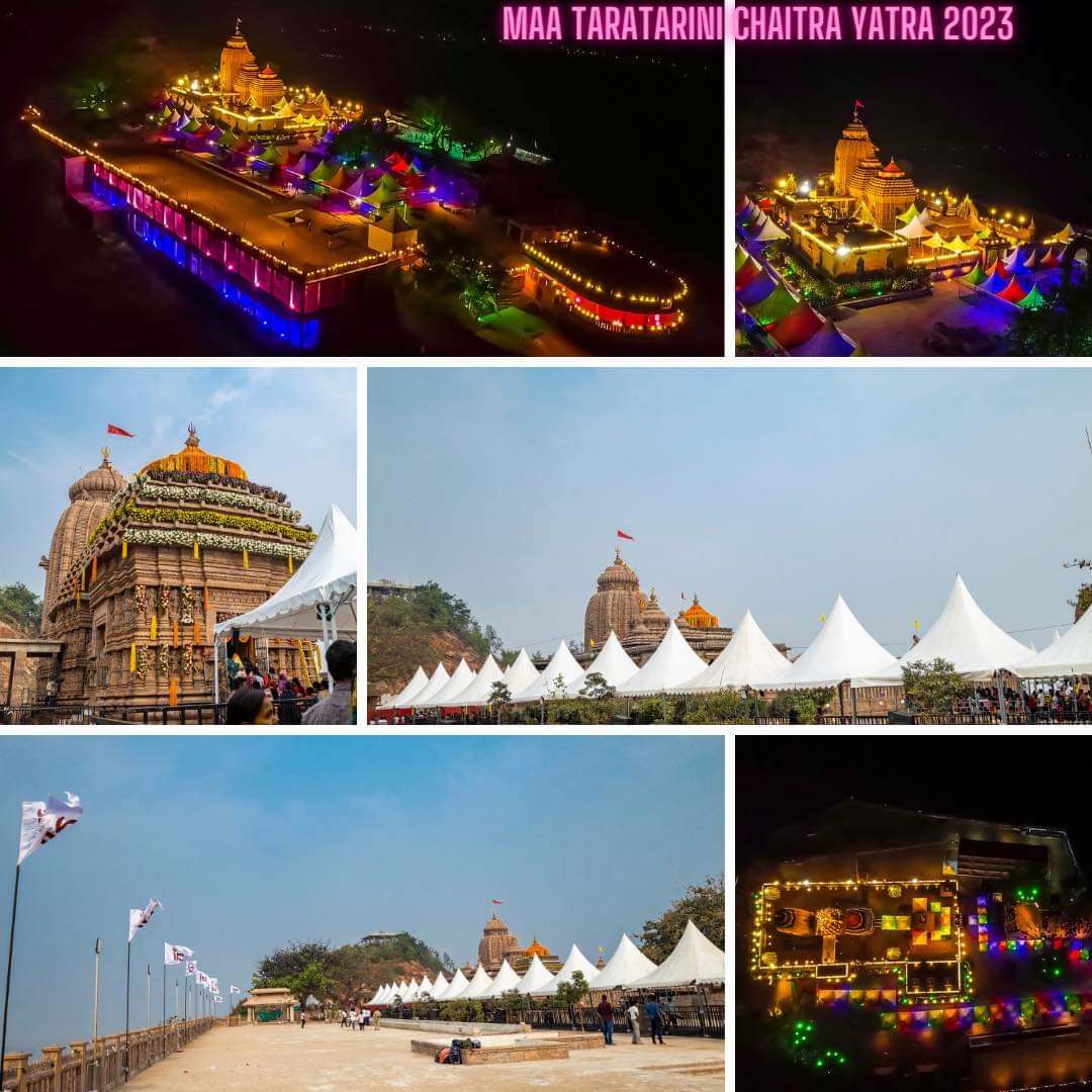 TaraTariniPith's tweet photo. ପବିତ୍ର ଚୈତ୍ର ମାସ ପ୍ରଥମ ମଙ୍ଗଳବାର ଅବସରରେ ସମସ୍ତ ମନବାଞ୍ଛା ପୂର୍ଣ୍ଣ କରୁଥିବା ପୂର୍ଣ୍ଣଗିରି ଉପରେ ଅବସ୍ଥିତ ମା' ତାରା ତାରିଣୀ ଶକ୍ତିପୀଠ ର ଅତି ମନୋଲୋଭା ଦୃଶ୍ୟ...
Glimpses of 1st Tuesday of Chaitra Yatra at MAA Tara Tarini Shakti Peetha. 
Be part of this ancient Yatra.

Jay Maa #TaraTarini 🙏🌺🌺🙏 https://t.co/ZQHIwErjlD