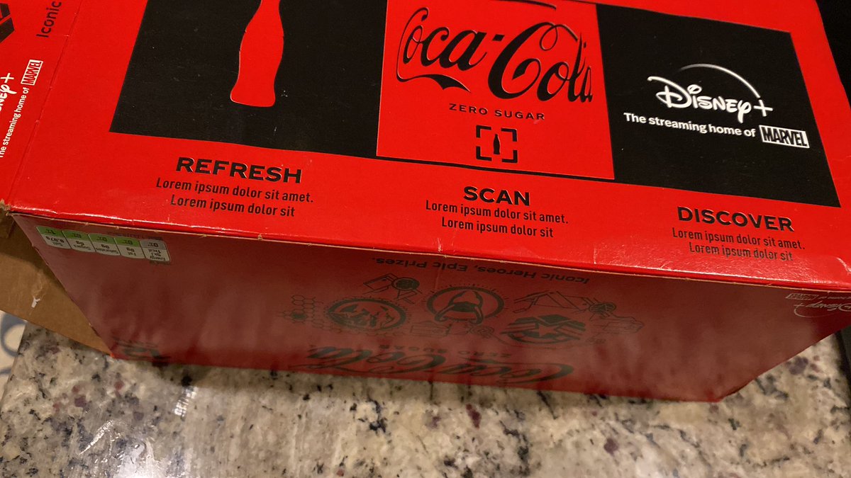 EmilyBurnettPR's tweet photo. @CocaCola_GB not sure if you left your lorem ipsum on your packaging on purpose, but if you need proof readers feel free to contact @LiquidPR  👀👀 https://t.co/L5l8sXWPpC