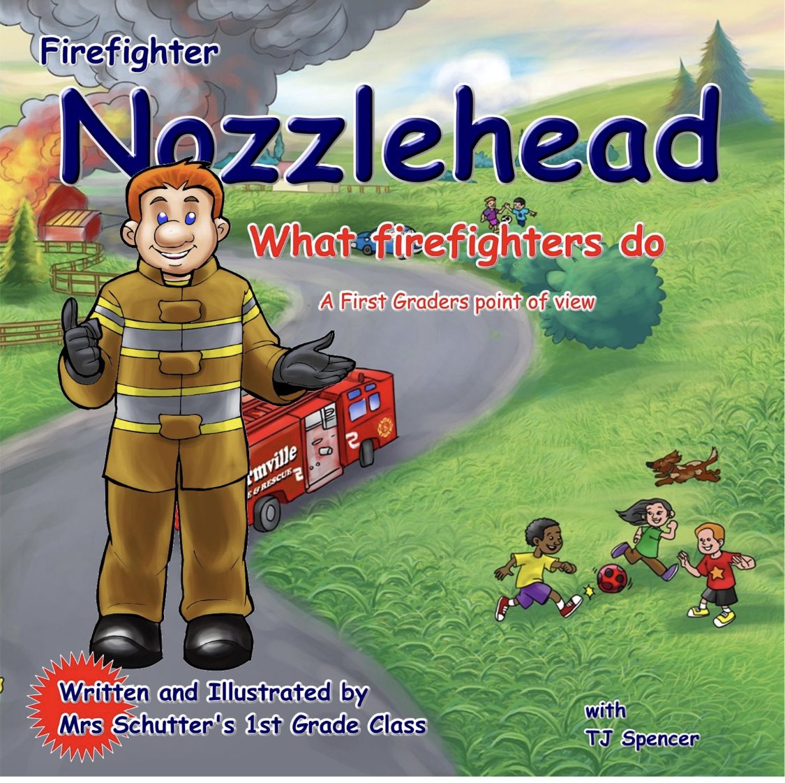 NozzleheadBooks's tweet photo. Written and illustrated by 1st graders in Mrs Schutter’s class. Twenty, 6 year old authors/illustrator’s wrote this book https://t.co/fub7VeOGW2