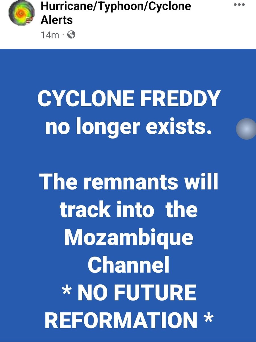GlobalCyclones's tweet photo. * MOZAMBIQUE #CycloneFreddy #Freddy 
-#Quelimane #Sulate #Alcolete #Maiongue #Pebane #Batela #Chinde #Hode #Chaperuca #Moebase #Muebe 
#Macuze #Alifane #Beira #ZIMBABWE #ZAMBIA #MALAWI  #Laisse #Govuro #Vilankulos #Moma #Bingue 
- BLOG/MAPS/SATELLITE
https://t.co/BUDIrgDsl6 https://t.co/1CfTq1K159