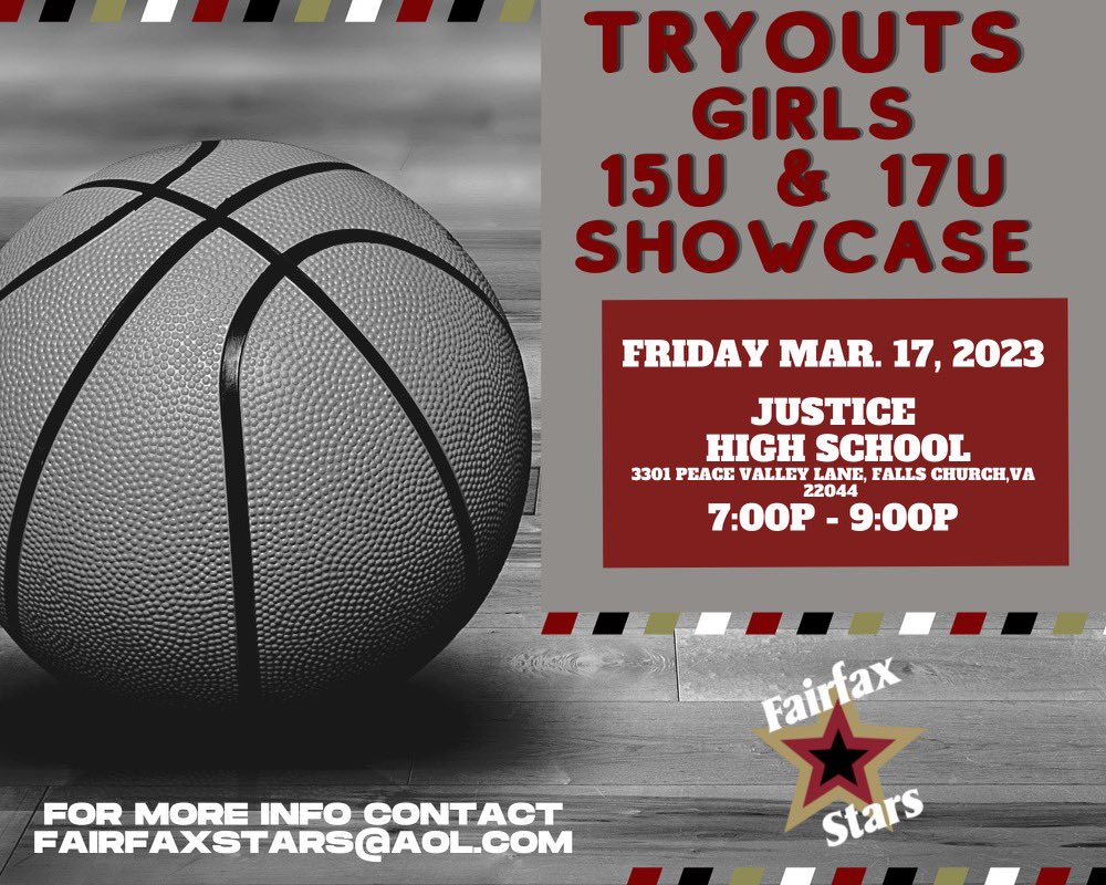 FairfaxStars's tweet photo. Looking for a few additional players, last tryout https://t.co/rCSrFsMfK9