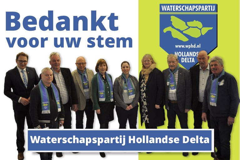 Wij danken u voor uw stem, steun en support!