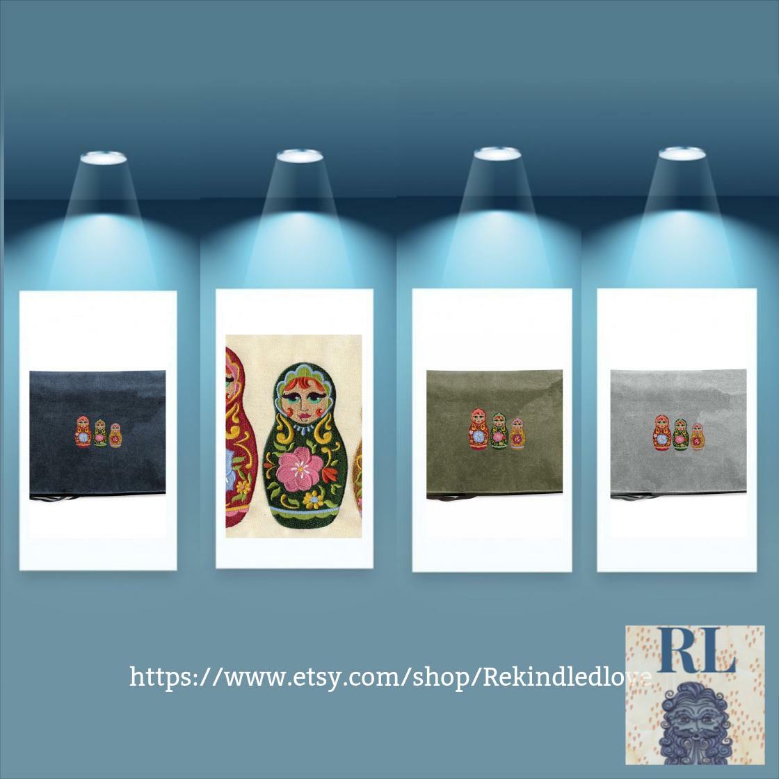 Rekindledluv's tweet image. Wow picks! Vintage Canvas Messenger Bag with embroidered 'Matryoshka' design - available in 5 colours at £45.00 at etsy.com/listing/972187… Choose your wows. 🐕 #BeeBag #FrenchBag