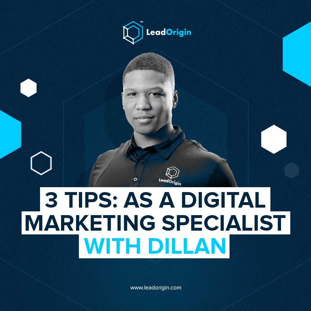 leadorigincom's tweet photo. Dillan's got some great advice as a digital marketing specialist! π»
If you're on the fence about what to focus on, or if your company is trying to decide where to put its money, check out these three tips! π€©
#digitalmarketing #leadorigin #digitalmarketingagency https://t.co/EtdVD0wUaQ