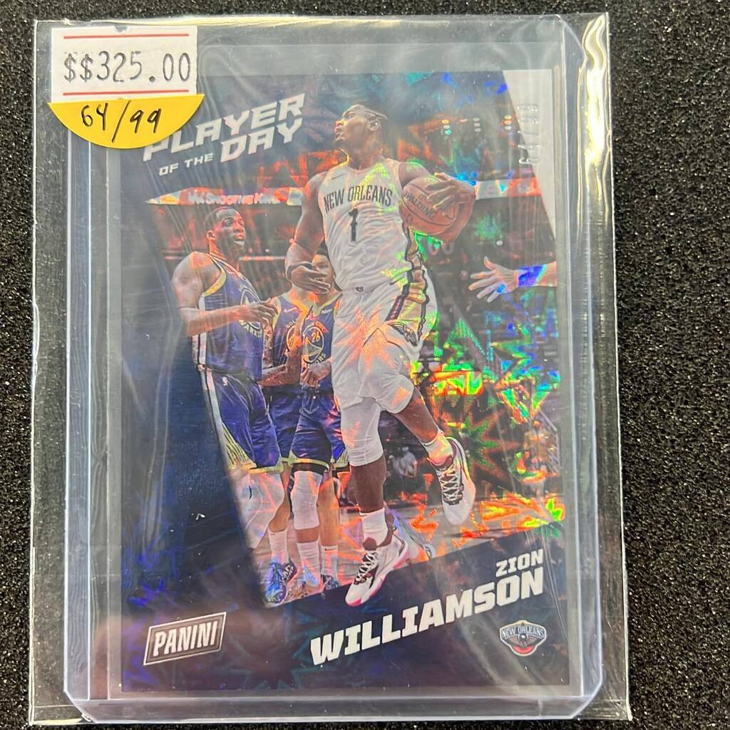 EliteCardsWa's tweet image. 2021 Zion Williamson Player of the Day Kaboom 💥 #kaboom #kaboomcards #zionwilliamson #zionwilliamsoncards 
#elitecardswa  #sportscardsforsale #rarecards #gradedcards #autocards #rarecardsforsale #sportscards #tradingcards #topps #Bowman #Panini #fana… instagr.am/p/Cp0mR07PPpO/