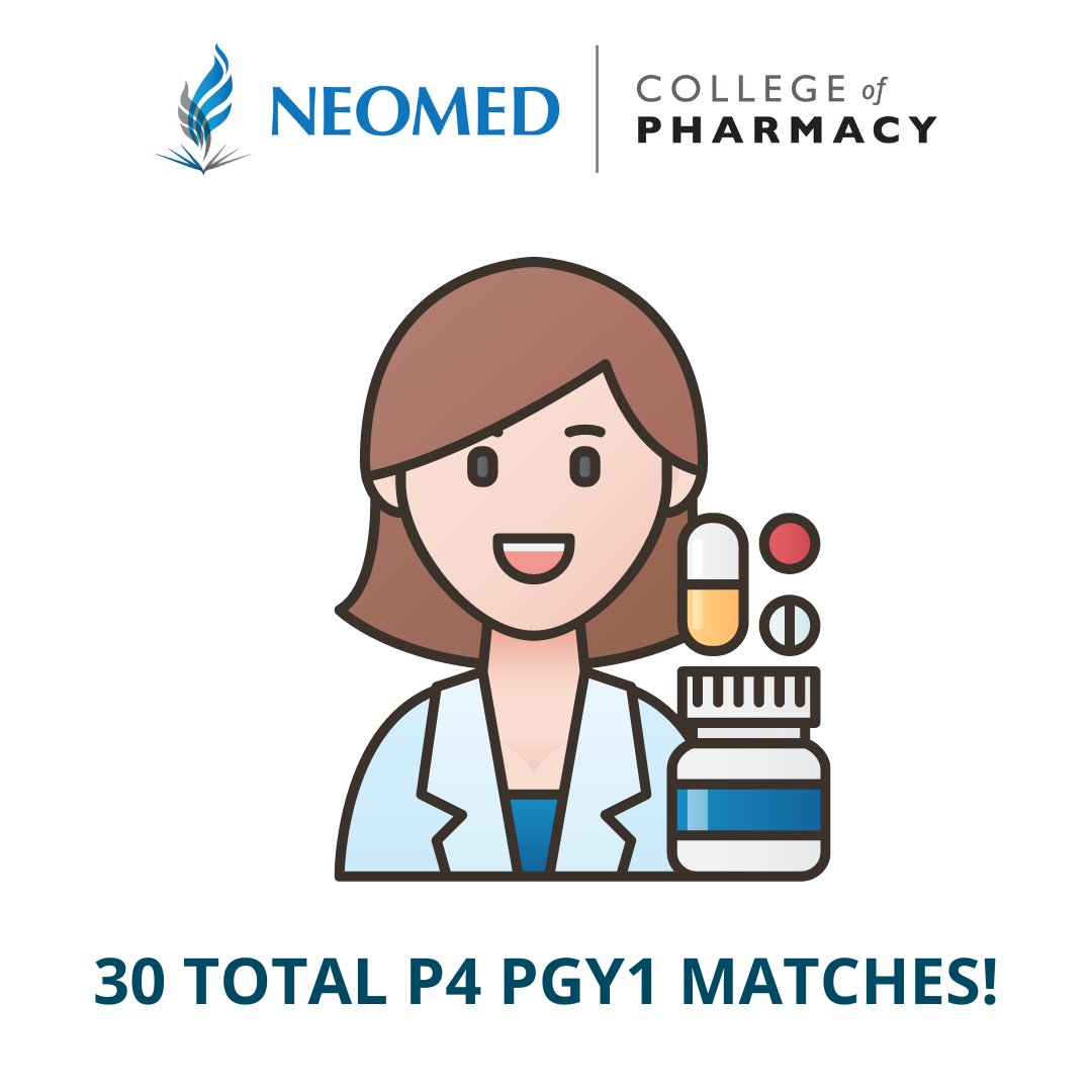 Congratulations to our Class of 2023 P4 students who matched to PGY1 residencies today!  #futurepharmacist #collegeofpharmacy #studentpharmacist #pharmacystudent #pharmacyschool #pharmacylife #pharmd #ThisIsNEOMED #CreatingTransformationalLeaders