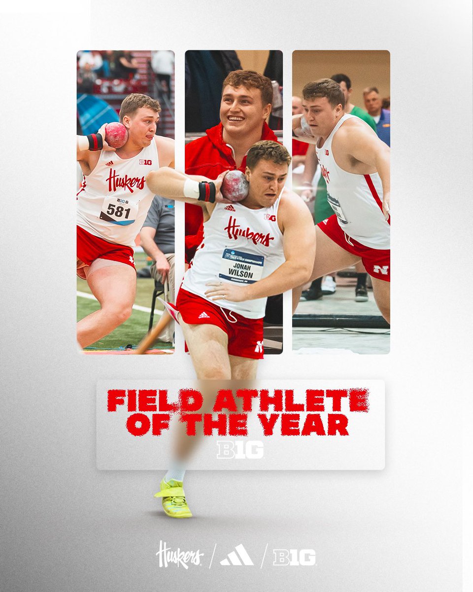 Stacking accolades.

Jonah Wilson becomes the Big Ten Field Athlete of the Year.

#GBR