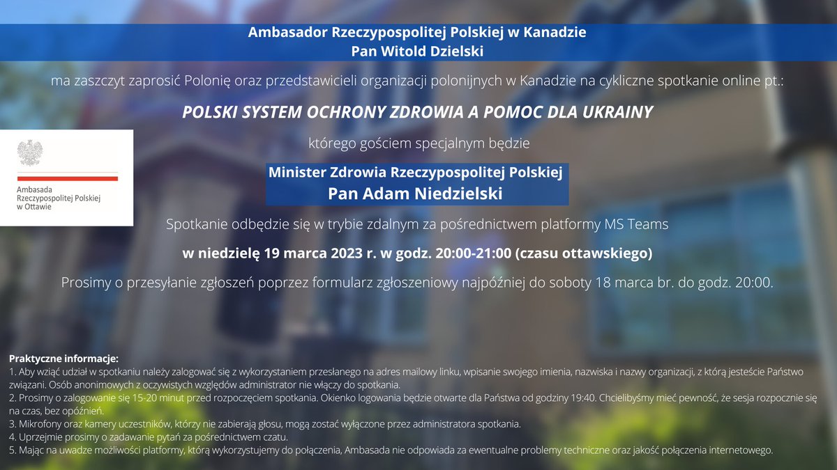 Embassy of Poland in Canada on Twitter 