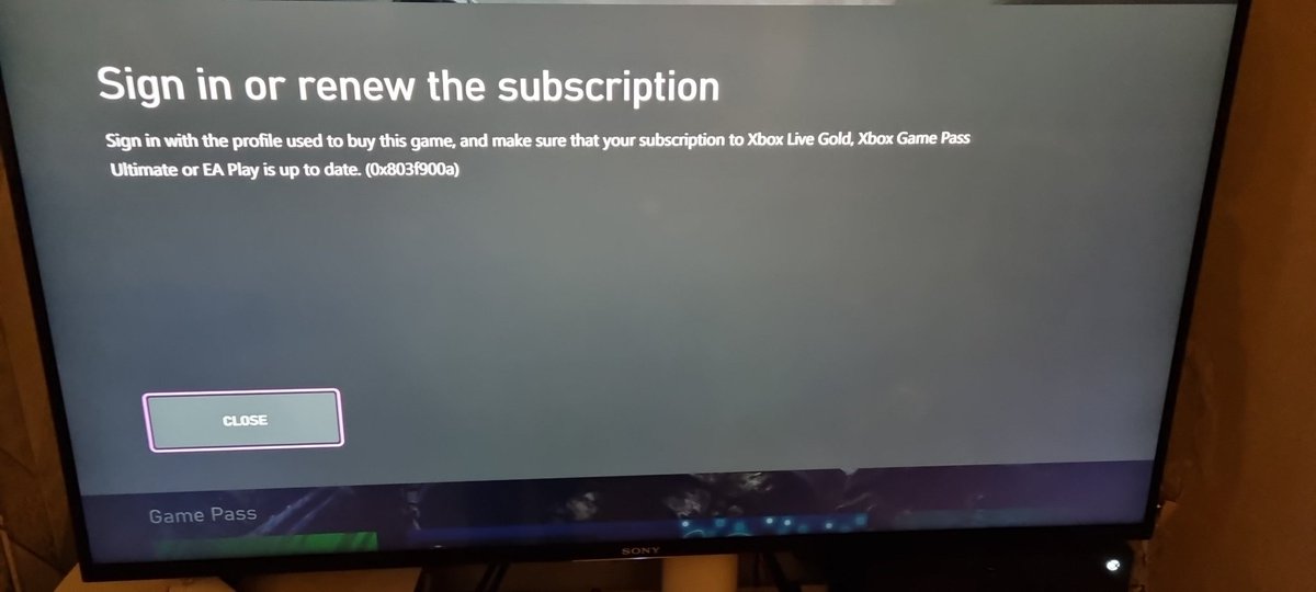 ashturner93's tweet photo. @XboxSupport Hi, I am getting this message on my xbox. I have checked the subscriptions and all okay. Just a bit confused &amp; concerned it's not working. Any advice? Thanks 😊 https://t.co/l2G3IP64tk