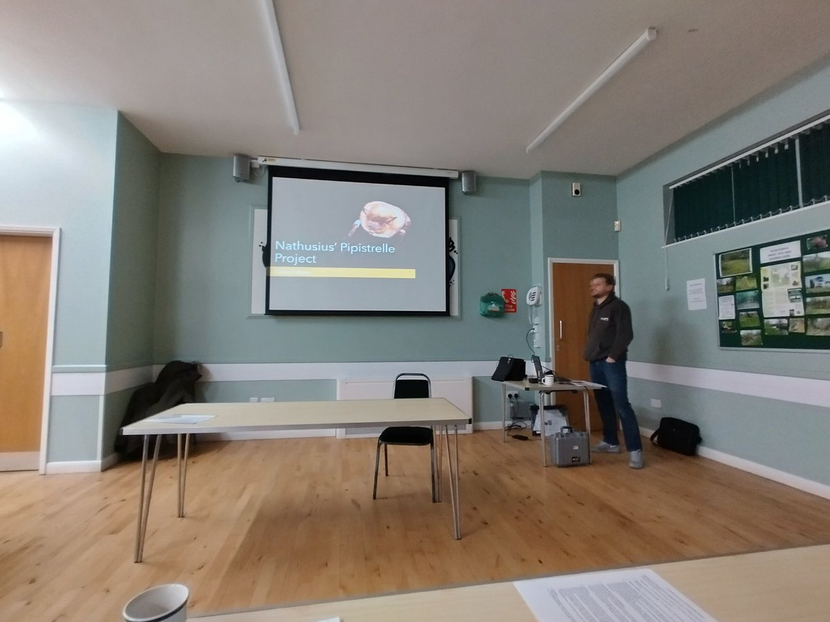 Now for a talk from Tom Bennett about the Nathusius' Pipistrelle Project.