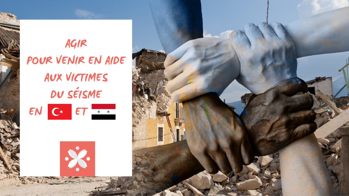 projectsforlif1's tweet photo. “S’ENGAGER POUR VENIR EN AIDE AUX VICTIMES DU SÉISME EN TURQUIE ET SYRIE” 🇹🇷🇸🇾 

🛑 Le 6 Février, un tremblement de terre de magnitude 7,8 a frappé la Turquie et la Syrie, causant des pertes humaines et des dégâts matériels considérables. (1/4) https://t.co/KgMORqQNBb