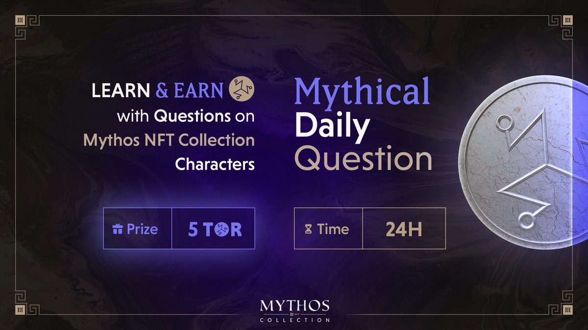 Mythos Collection (by Hector Network) (@mythos_hec) on Twitter photo ๐ Mythical Daily Question ๐
The myth of the Centauromachy, the battle between the Centaurs and the Lapiths, is the best-known myth about the Centaurs.
โ Which side emerged as the winner? ๐ค
To win ๐
1๏ธโฃ Follow <a href="/Mythos_HEC/">Mythos Collection (by Hector Network)</a> 
2๏ธโฃ โค๏ธ+RT
3๏ธโฃ โ๏ธ๐
#Giveaway #NFTcollection ๐ Mythical Daily Question ๐
The myth of the Centauromachy, the battle between the Centaurs and the Lapiths, is the best-known myth about the Centaurs.
โ Which side emerged as the winner? ๐ค
To win ๐
1๏ธโฃ Follow <a href="/Mythos_HEC/">Mythos Collection (by Hector Network)</a> 
2๏ธโฃ โค๏ธ+RT
3๏ธโฃ โ๏ธ๐
#Giveaway #NFTcollection