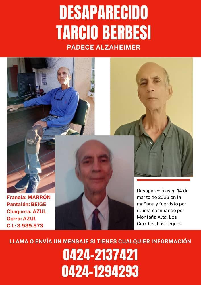 rcamachovzla's tweet photo. #Miranda #desaparecido Última vez visto en Montaña Alta, Los Teques https://t.co/5Z5fRBzIS0