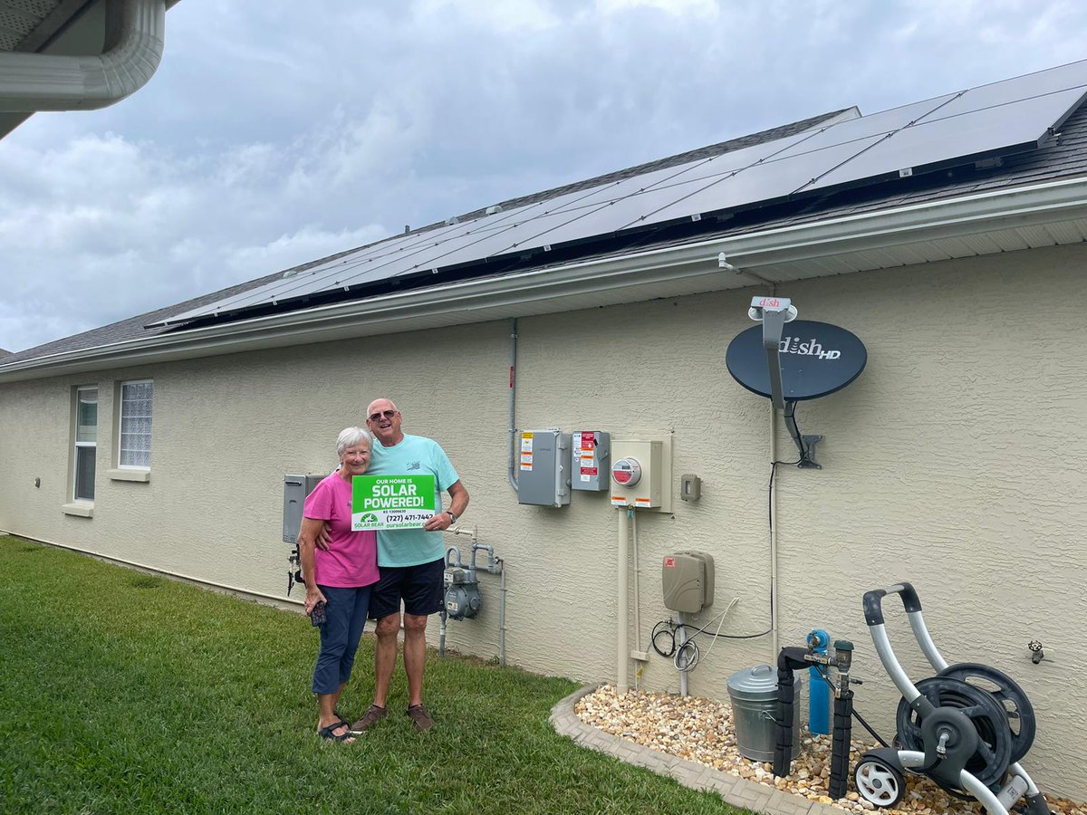 SolarBearCo's tweet photo. More Florida Homeowners🏠 taking the first step towards energy⚡ independence! Thank you for Choosing Solar Bear!
https://t.co/QApETYwfme
#JustWentSolar #GoingSolar #SolarBear #KillTheBill #TakeBackYourPower #NoMoreDuke #SolarEnergy #RenewableEnergy #SayYesToSolar #florida https://t.co/mMTRAeT2Kn