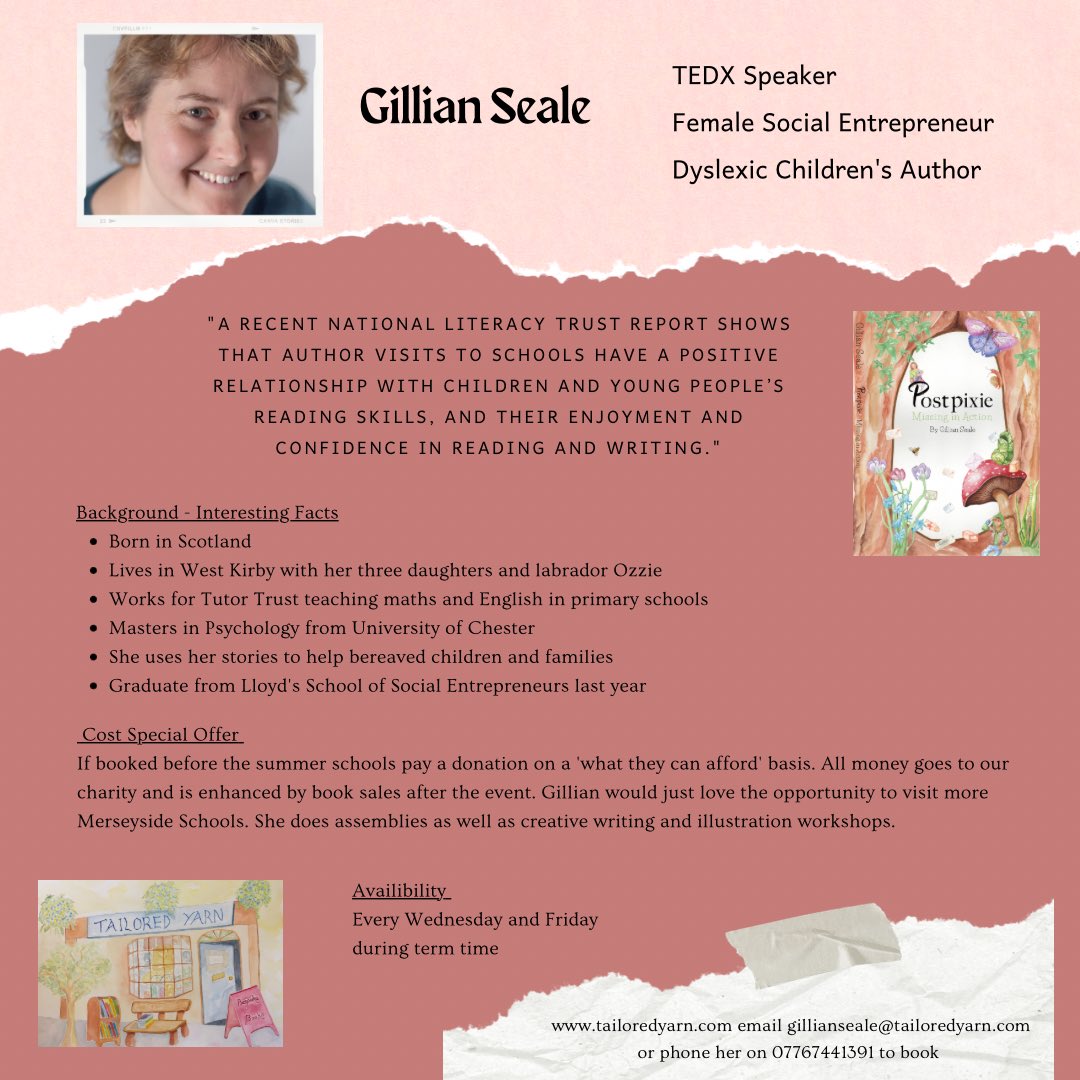 Tailored Yarn Gillian Seale Author and Illustrator tweet media
