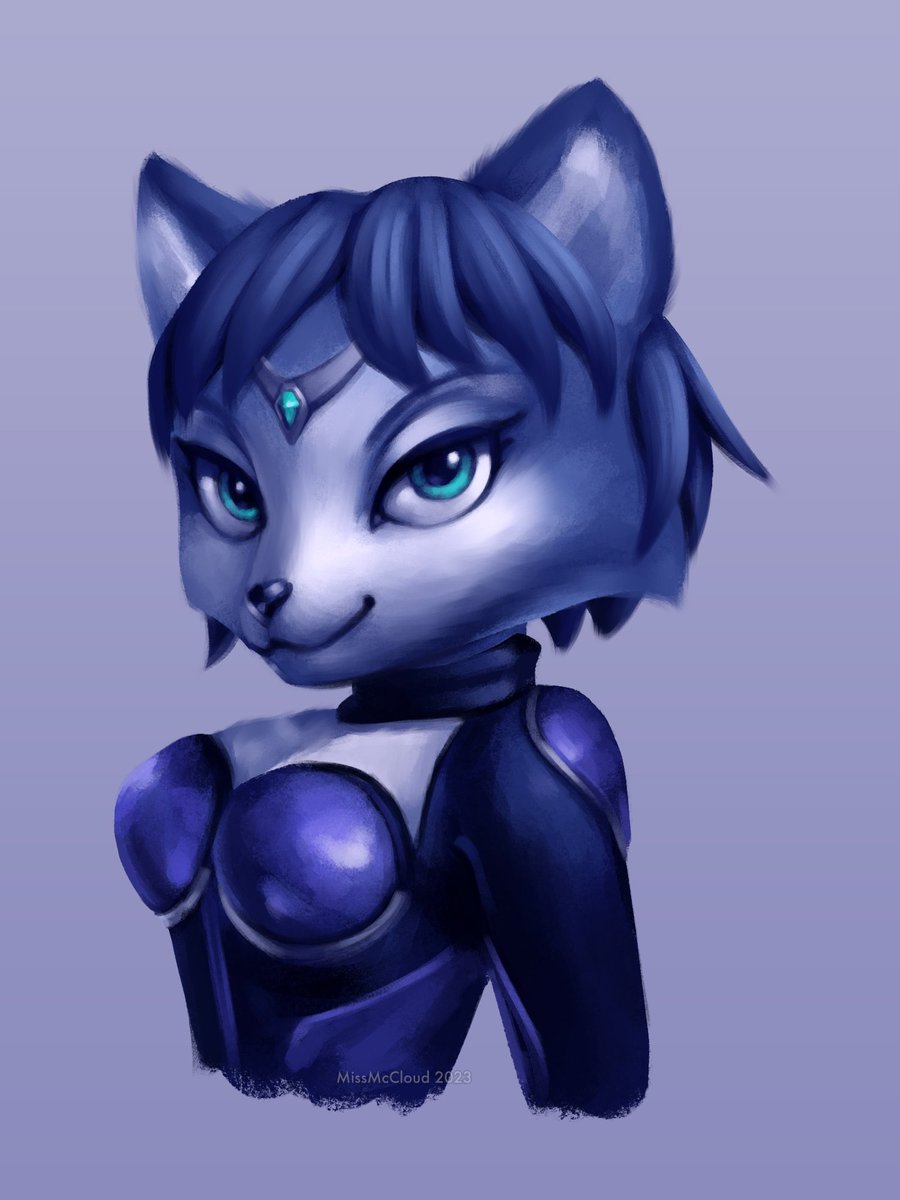 Lily ๐ฆโญ (Moved to Bluesky!) (@missmccloud64) on Twitter photo She's finally done!! ๐ฆ ๐ โจ 
#StarFox She's finally done!! ๐ฆ ๐ โจ 
#StarFox