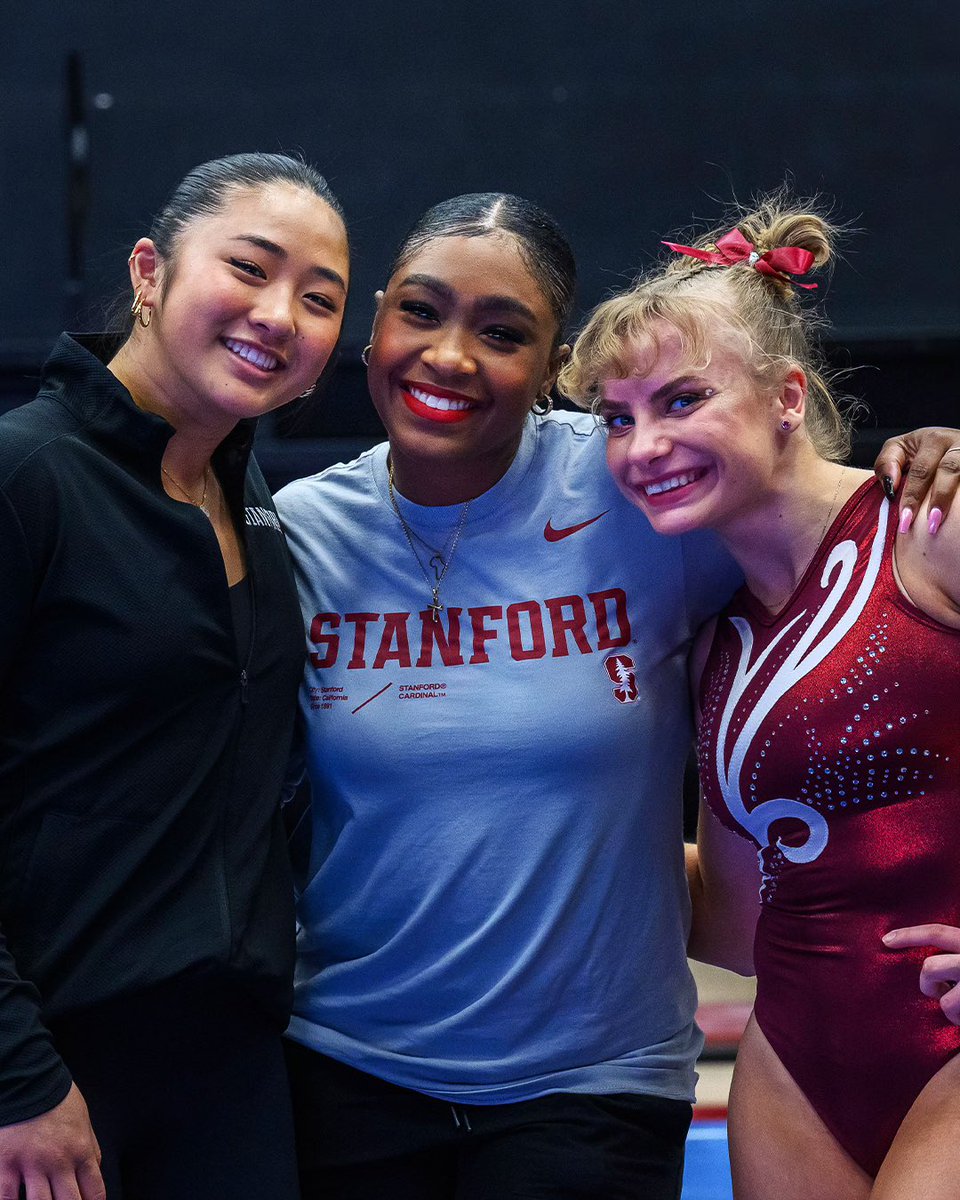 StanfordWGym's tweet photo. Happiest of birthdays to our assistant coach, Hallie Mossett! We are so grateful to have you as a part of the SWG family ❤️

#GoStanford | #UpTheAnte https://t.co/nYfyxAEPK0