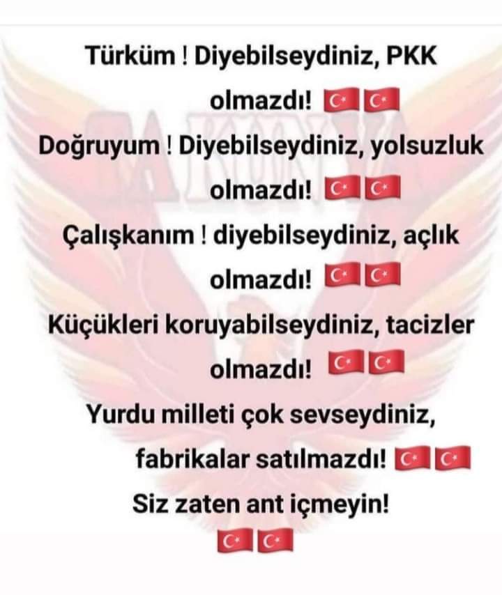 HaticeK07247671's tweet photo. Türkiye Cumhuriyeti vatandaşı olan herkes Türk'tür. Bu tanım etnik köken ayrımcılığı yapmadığı gibi, tam tersine birleştiricidir. 'Öğrenci Andı'na ırkçılık yakıştırması yapanların kendileri ırkçı ve faşisttir. Atatürk milliyetçiliğinin özü emperyalizme direniş ve yurtseverliktir. https://t.co/2JtS8yaTkD