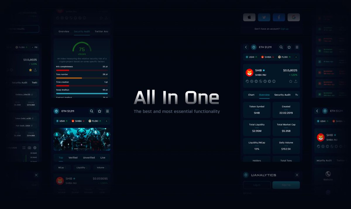 USHI_ETH's tweet image. Our project is 5️⃣ months old today 🥳
We have updated the landing page and added paid functionality to #uAnalytics, which is available for free without a limited time to those holders who have more than 🔟 mln #USHI on their balance .
ushi.pro 
#GEM #AI #Crypto
