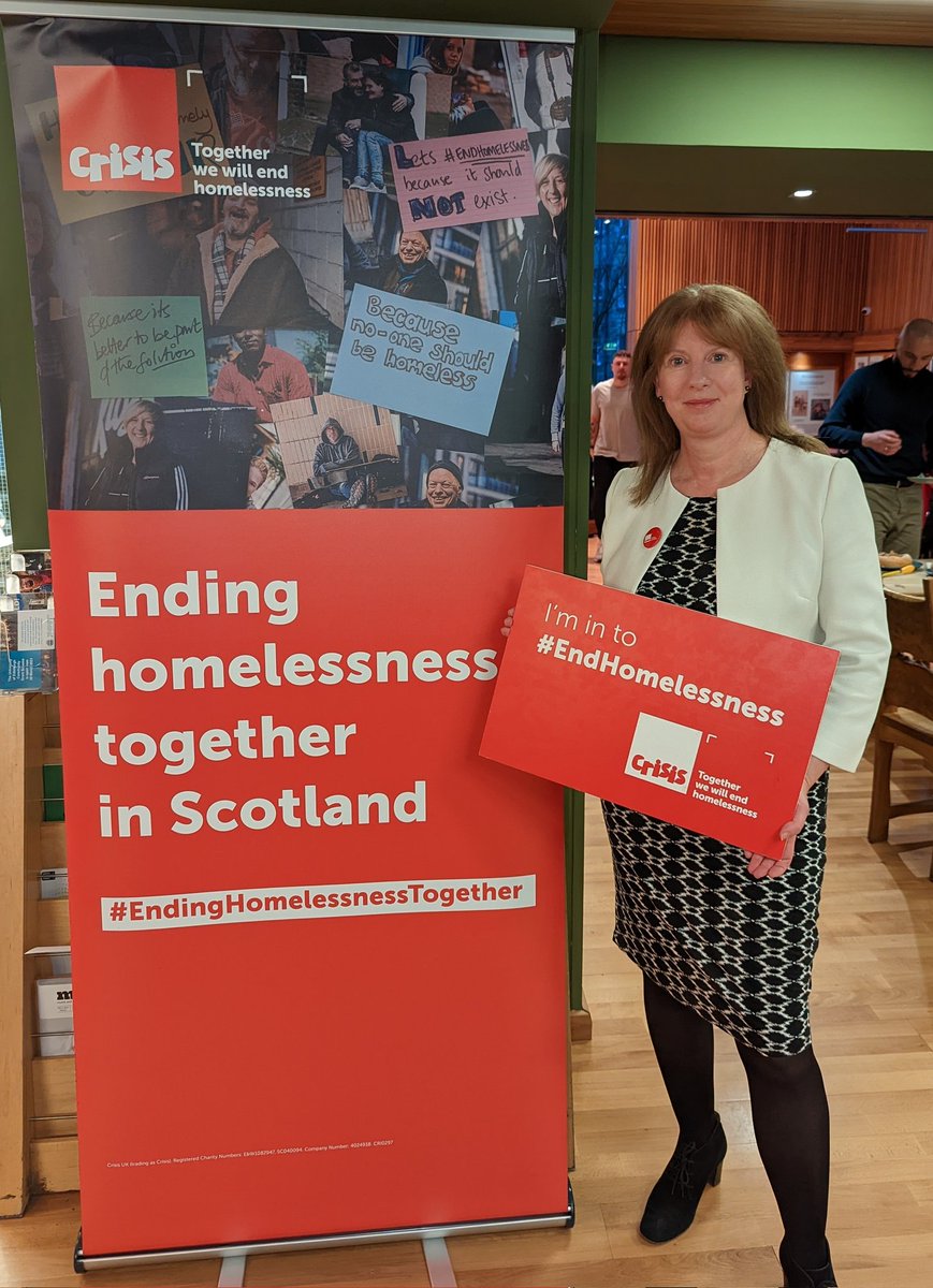 It was wonderful to have <a href="/ShonaRobison/">Shona Robison MSP</a> talk through the Scottish Government's plans to strengthen homelessness prevention measures at our report launch tonight. We can end homelessness in Scotland #homeisthefoundation