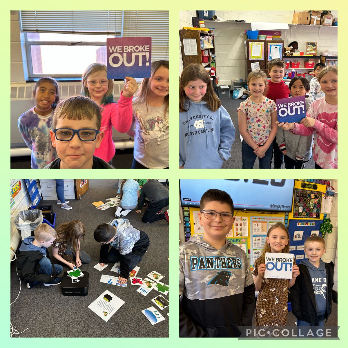 We had some amazing students in Mrs. Frith, Mrs. Boyles, and Mrs. Cooks’ classes <a href="/breakoutEDU/">Breakout EDU</a>  The students learned about teamwork, communication, and determination! <a href="/ghes_eagles/">George Hildebrand</a> #allinbcps