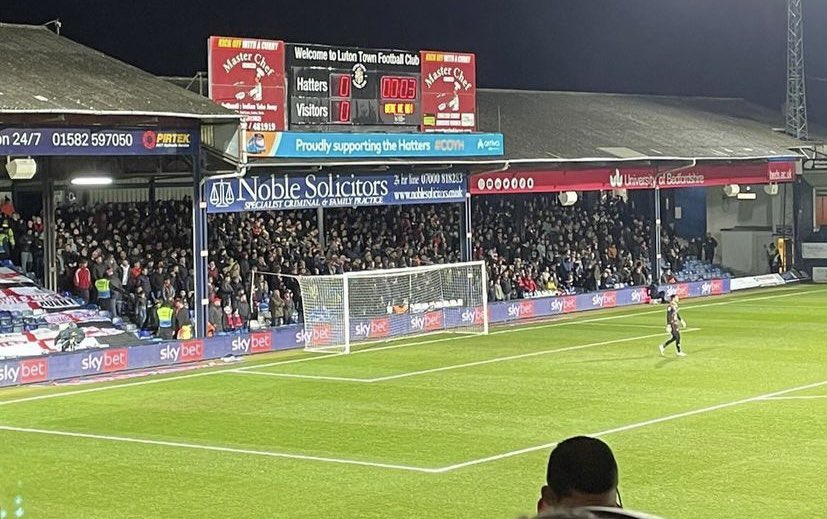 Football Away Days on Twitter "Bristol City fans at Luton tonight 