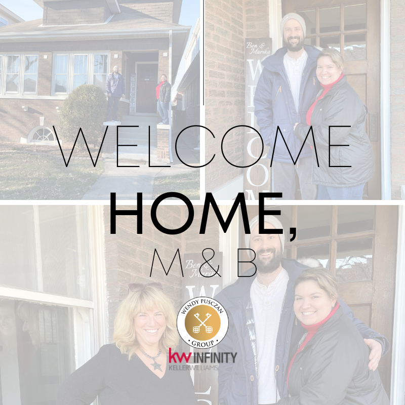 Congratulations to our sweet clients on the closing of their new HOME in Chicago! Thank you to our referral partner and business partners. We love being in business with you! 💜 #wendypusczangroup #kwinfinity #kellerwilliams #welcomehome #homeowners #illinoisrealtor #chicagohomes