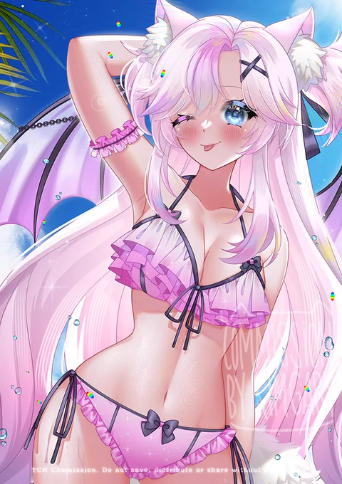 YCH Bikini #commission done for Ravenna~Thank you so much for ordering ^^ 