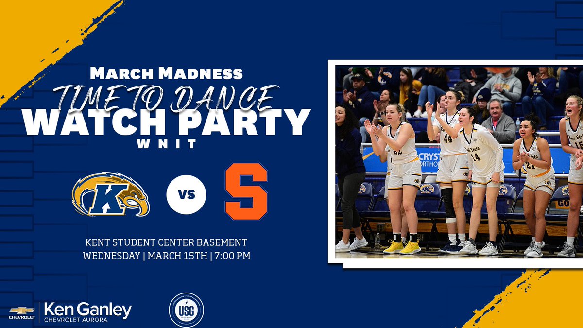 Center for Student Involvement (@csikent) on Twitter photo Tonight at 7 p.m. <a href="/KentStWBB/">Kent State Women’s Basketball</a> will be playing their first round game in the Women’s NIT tournament at Syracuse!
Join us in the Rathskeller in the Lower Level of the <a href="/KentStudentCntr/">Kent Student Center</a> for a watch party with free food and drinks from <a href="/KentStateUSG/">Kent State USG</a> ⚡️🏀 Tonight at 7 p.m. <a href="/KentStWBB/">Kent State Women’s Basketball</a> will be playing their first round game in the Women’s NIT tournament at Syracuse!
Join us in the Rathskeller in the Lower Level of the <a href="/KentStudentCntr/">Kent Student Center</a> for a watch party with free food and drinks from <a href="/KentStateUSG/">Kent State USG</a> ⚡️🏀