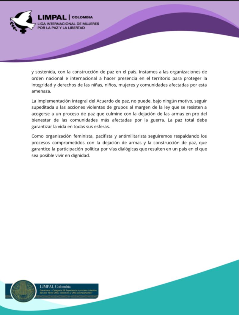 LIMPALCOLOMBIA's tweet photo. #URGENTE 🟪 Rechazamos el desplazamiento forzado del que están siendo víctimas las personas firmantes de paz del AETCR “Mariana Páez” en el municipio de Mesetas del departamento del Meta.

Abrimos hilo informativo 🧵⬇️ https://t.co/j5cjS4tQUG
