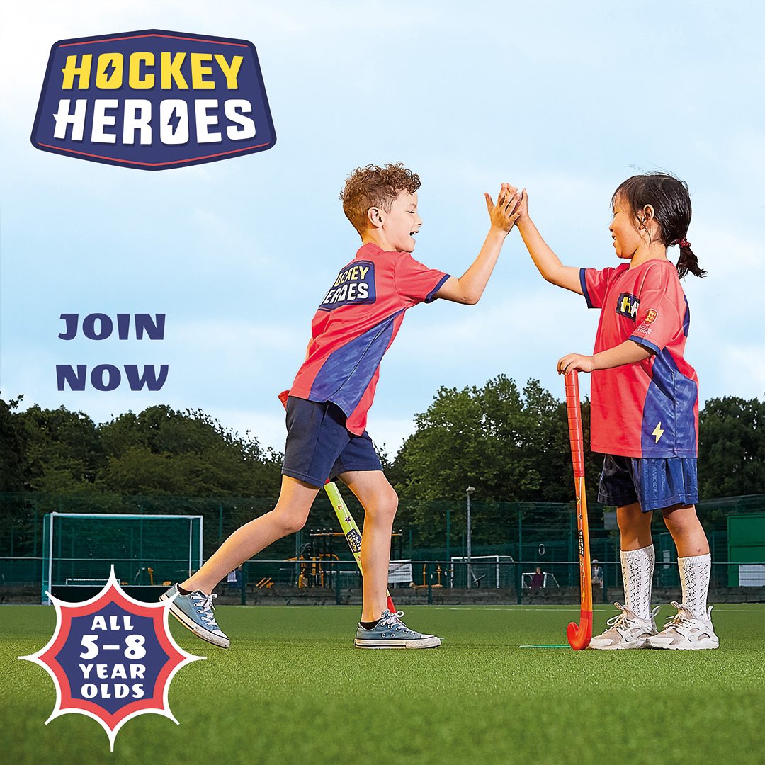 Stonehockeyclub's tweet photo. We are very excited to be running Hockey Heroes again this season. This course is designed specifically for beginners by England Hockey. 🏑
Starts Monday 5th of June! 
Take a look here: https://t.co/lpnKeiaUbo https://t.co/DrM0DGdrl3