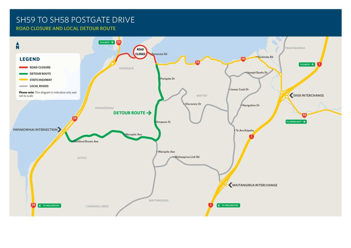 Waka Kotahi NZTA Wellington on Twitter "SH58 PAREMATA RESURFACING