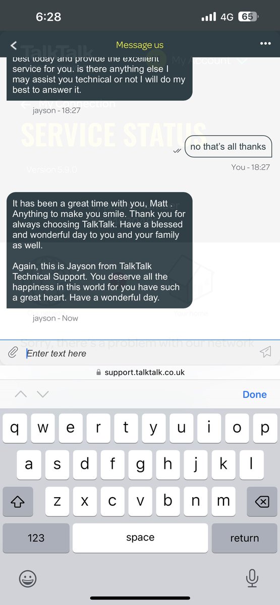 Someone at <a href="/TalkTalk/">TalkTalk</a> give Jayson a raise please 😂
